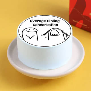 Sibling Convo Quirky Bento Cake Sibling Convo Quirky Bento Cake