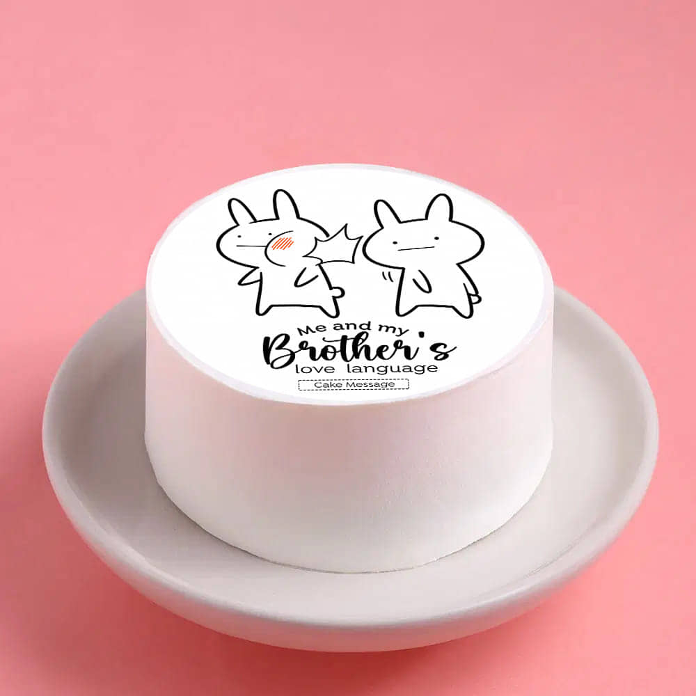 Sibling Love Language Bento Cake