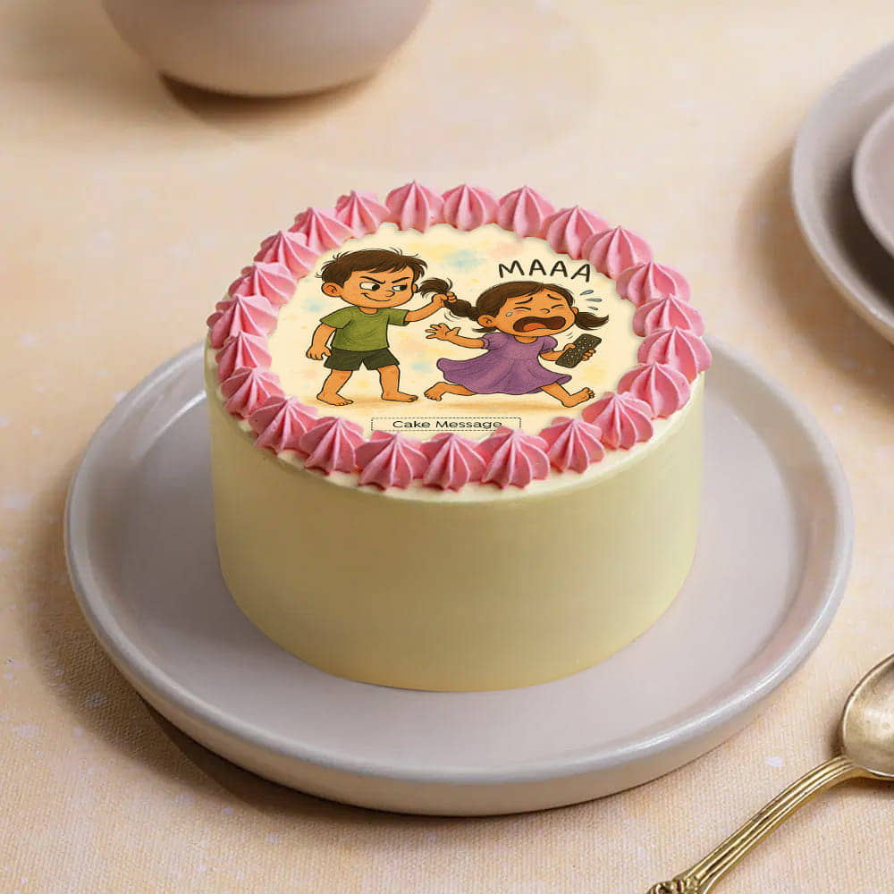 Siblings Banter Bento Cake
