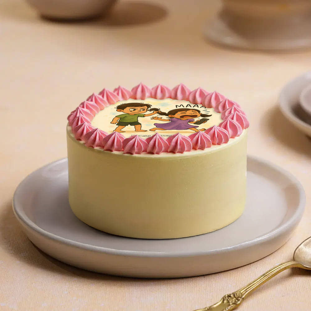 Siblings Banter Bento Cake