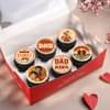 Six Best Dad Personalised Cupcakes