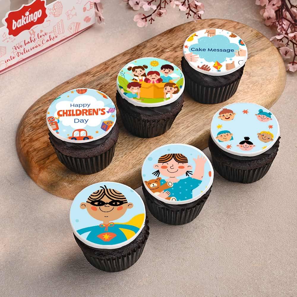 Six Cupcakes For Childrens Day Six Cupcakes For Childrens Day