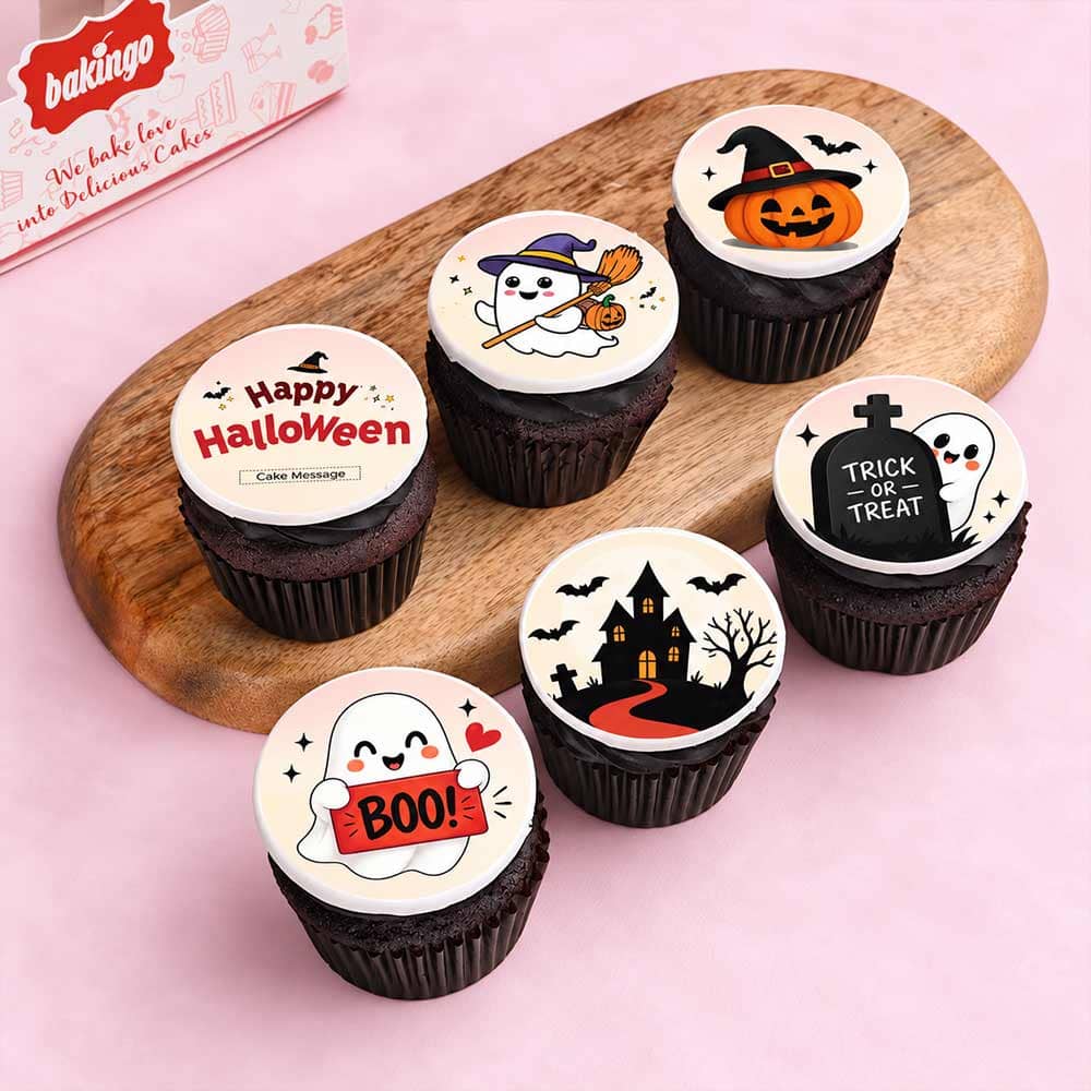 Six Wicked Halloween Party Cupcakes Six Wicked Halloween Party Cupcakes