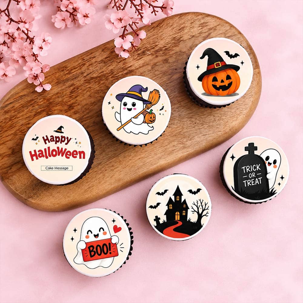 Six Wicked Halloween Party Cupcakes