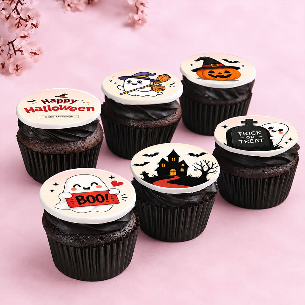 Six Wicked Halloween Party Cupcakes