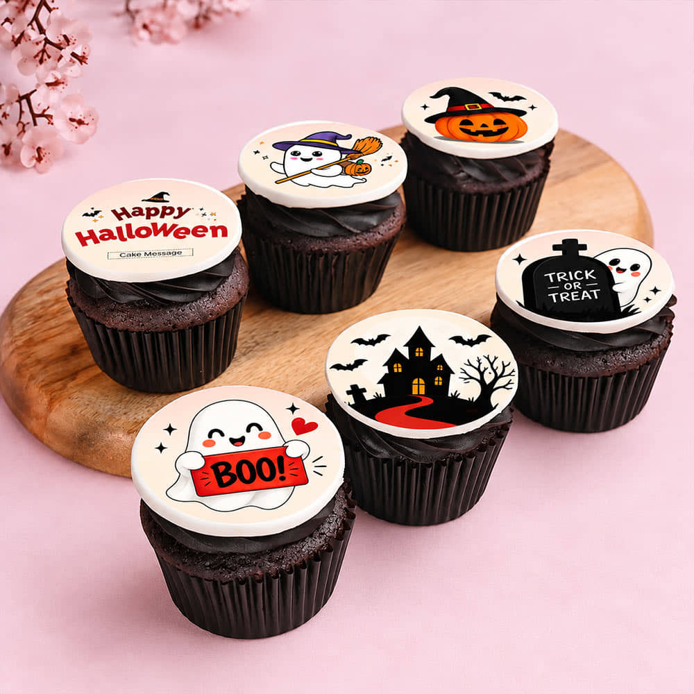 Six Wicked Halloween Party Cupcakes