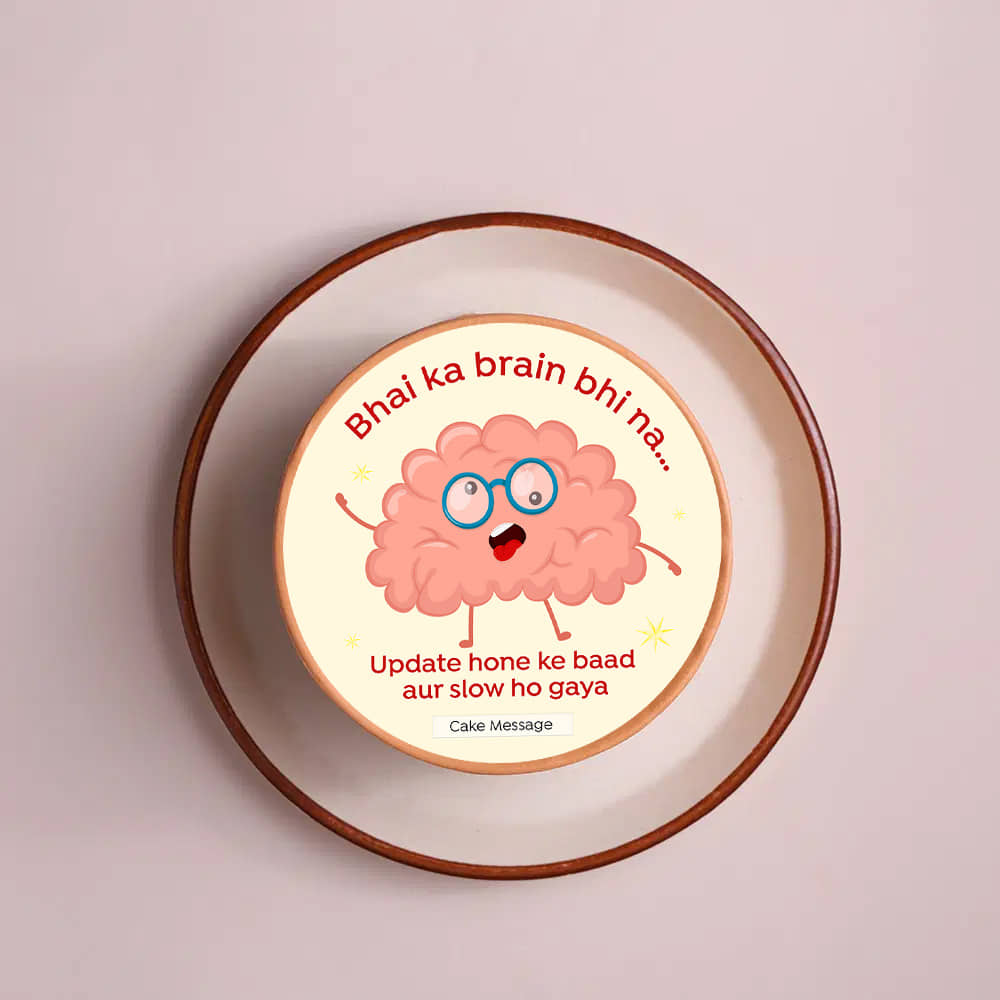 Slow Brain Quirky Bento Cake For Bro