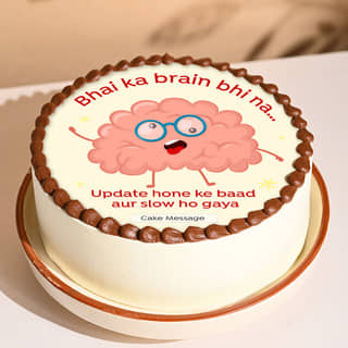 Slow Brain Quirky Cake For Bro Slow Brain Quirky Cake For Bro