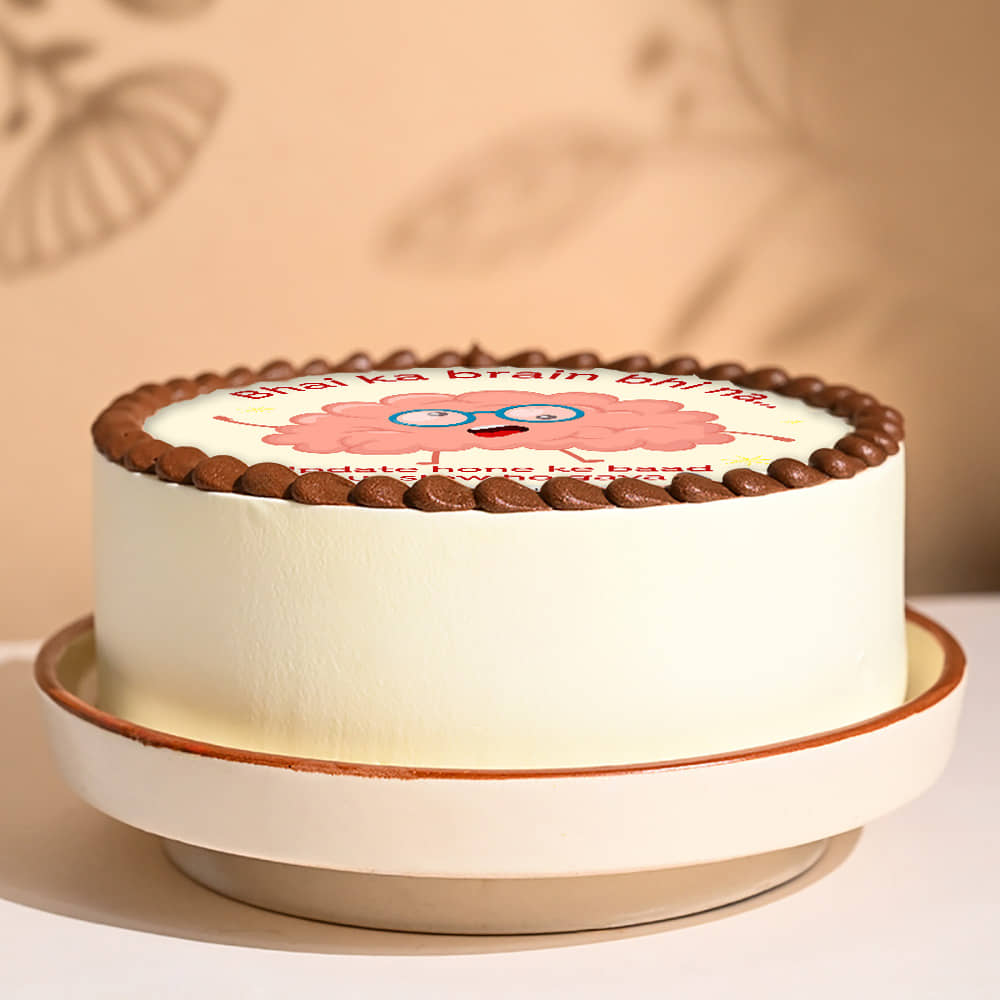Slow Brain Quirky Cake For Bro