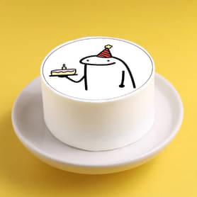 Smiley Doodle Bento Cake