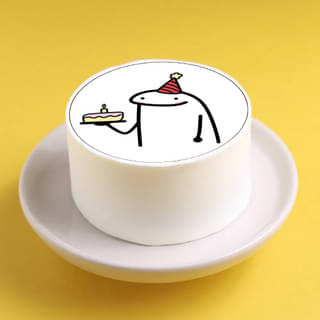 Smiley Doodle Bento Cake