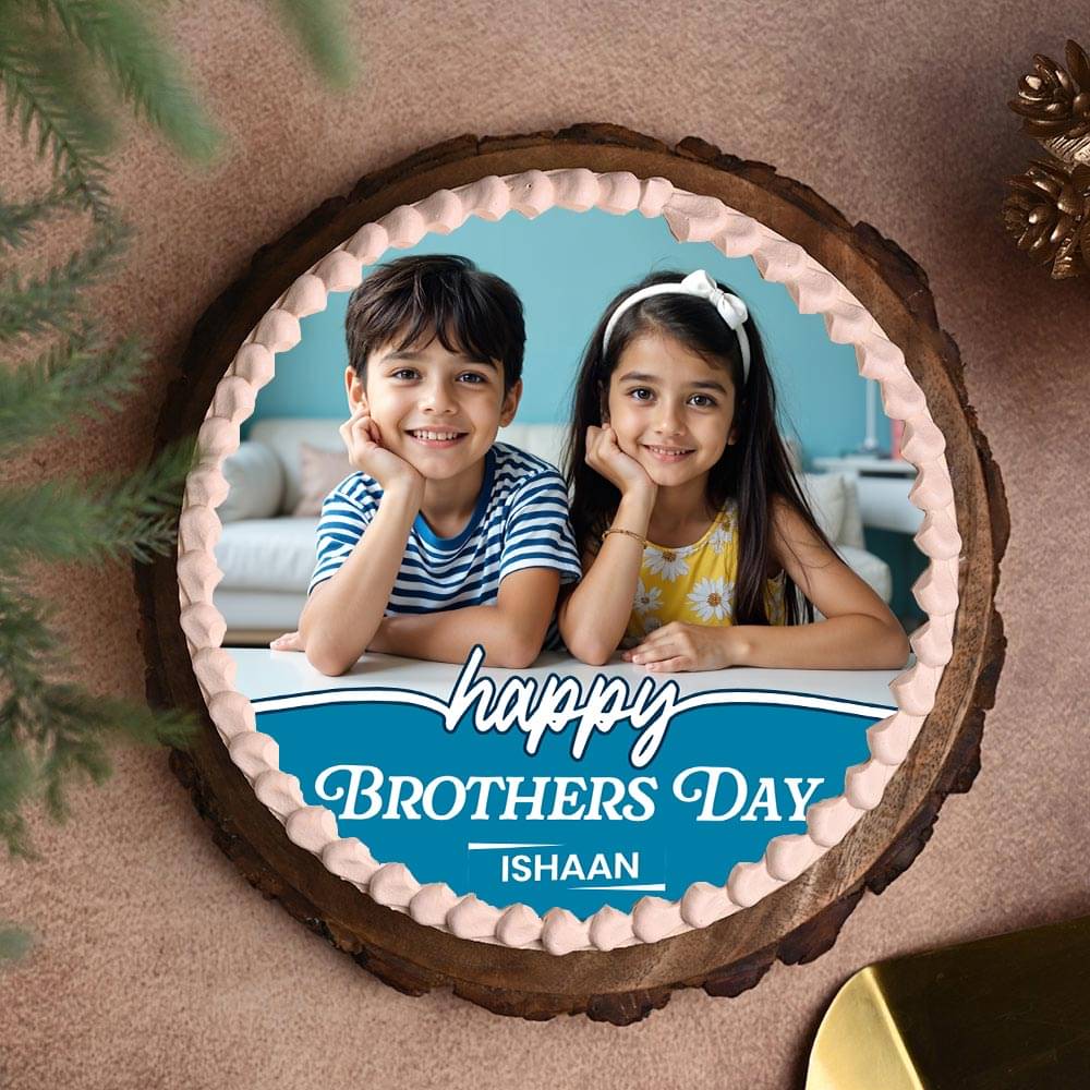 Snapshot Brothers Day Cake