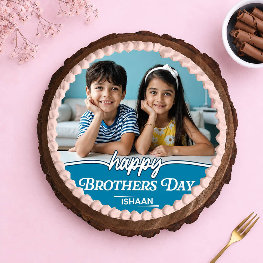 Snapshot Brothers Day Cake