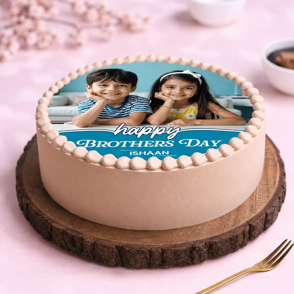 Snapshot Brothers Day Cake