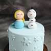 Snowy Wonder Frozen Cream Cake