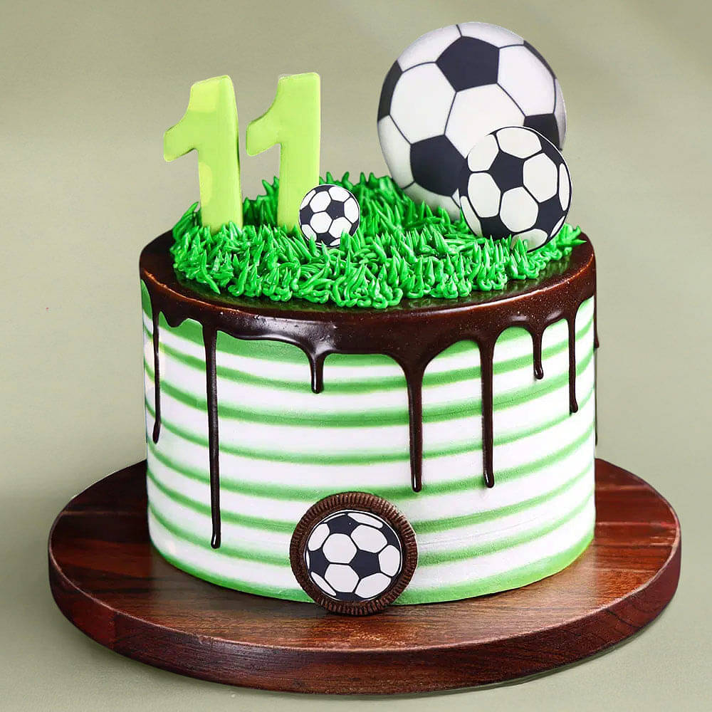 Soccer Star Birthday Cake