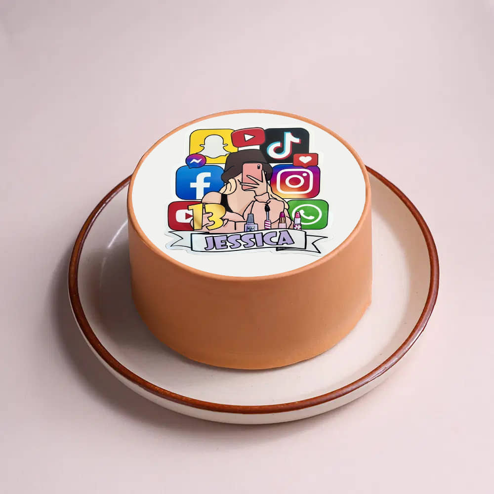 Social Media Influencer Bento Cake