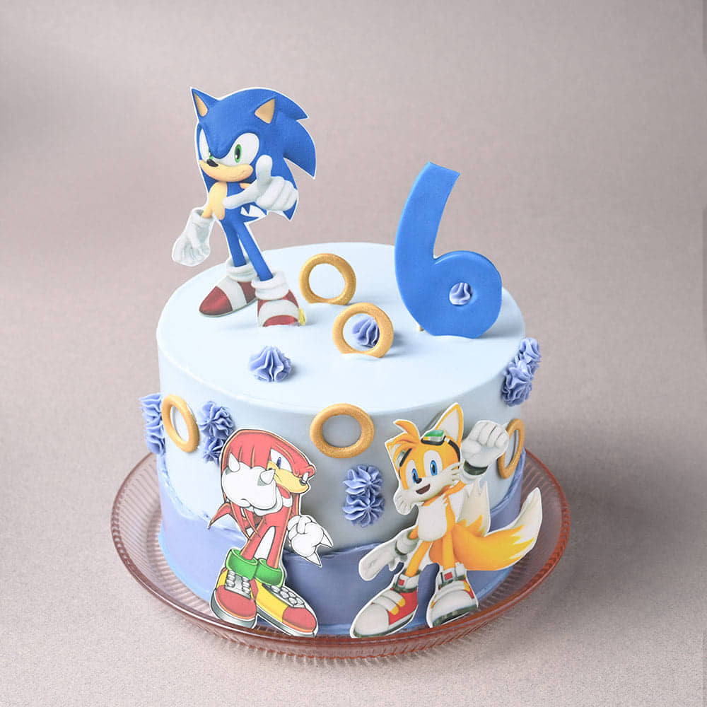 Sonic Hero Squad Cake
