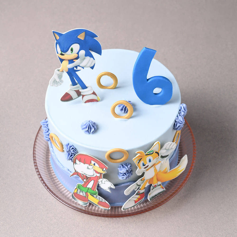 Sonic Hero Squad Cake