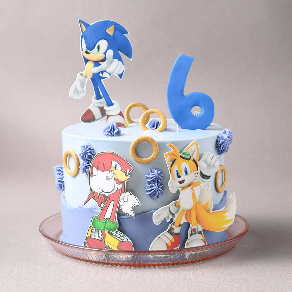 Sonic Hero Squad Cake