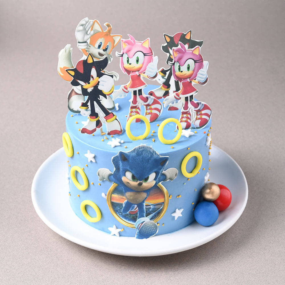 Sonic Ring Rush Cake