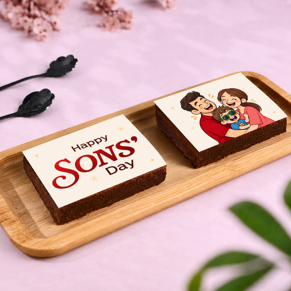 Sons Day Choco Walnut Brownies