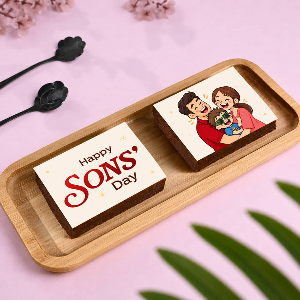 Sons Day Choco Walnut Brownies