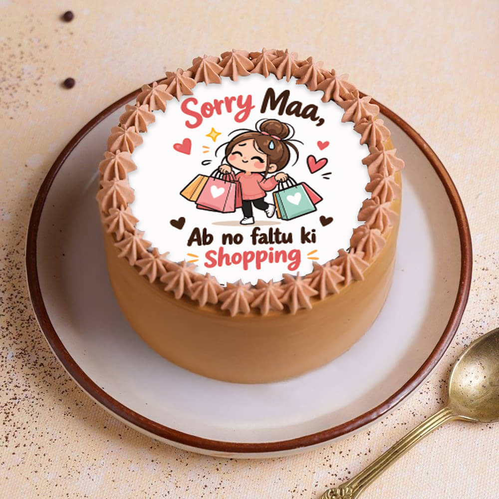 Sorry Ma No More Shopping Bento Cake