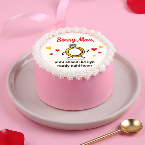 Sorry Maa No Shaadi Bento Cake