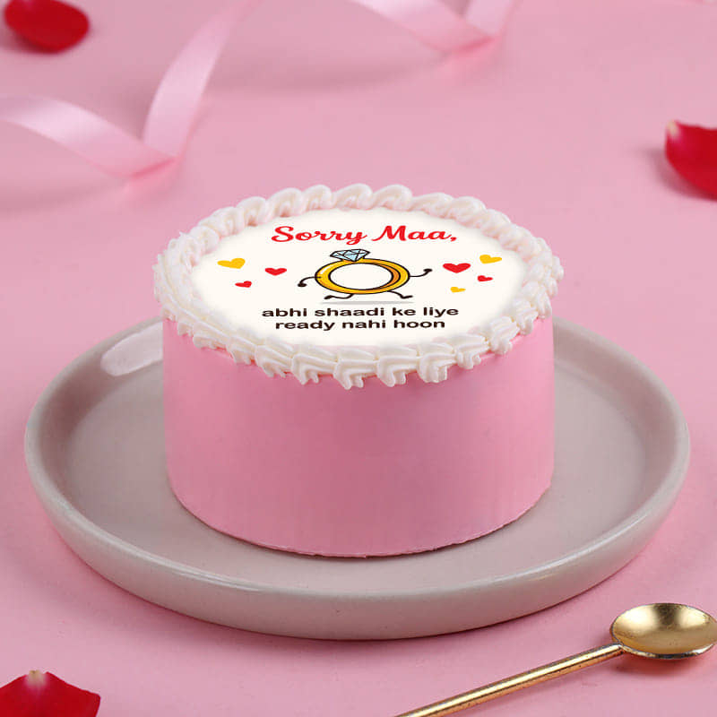 Sorry Maa No Shaadi Bento Cake