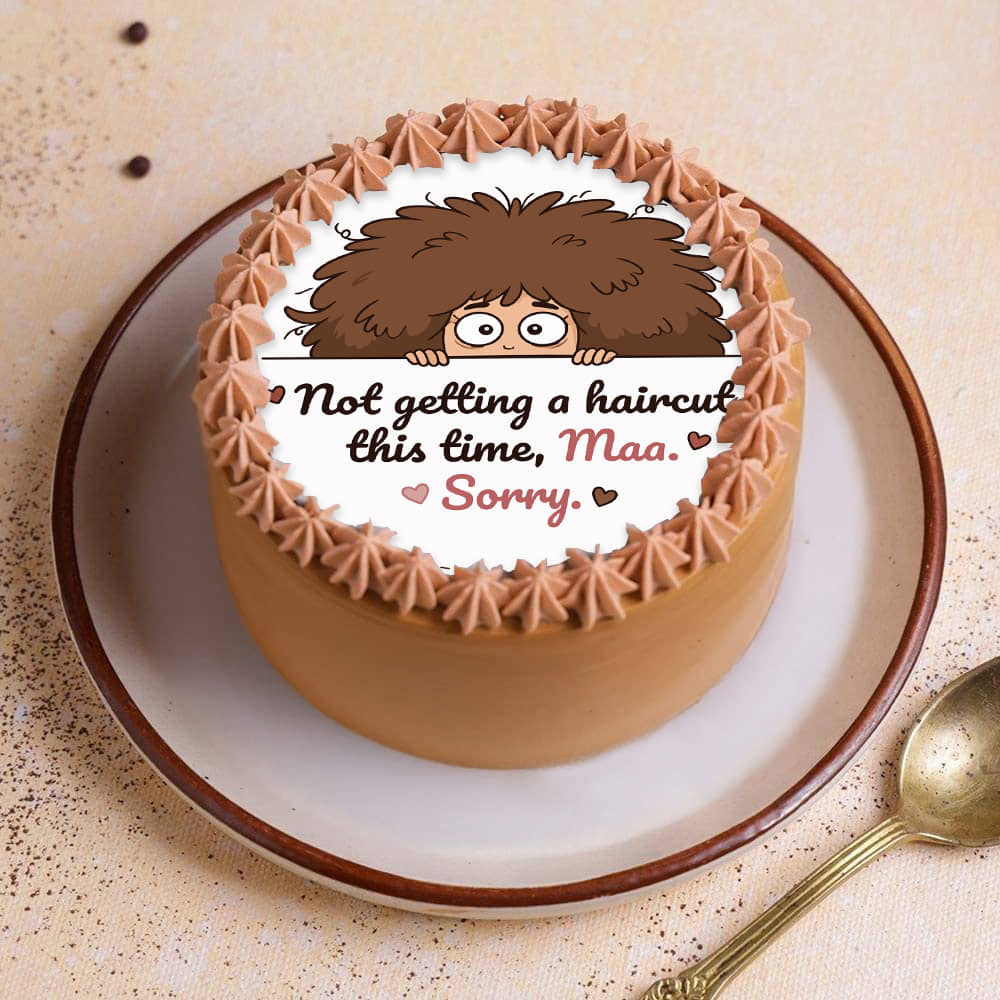 Sorry Mom No Haircut Bento Cake