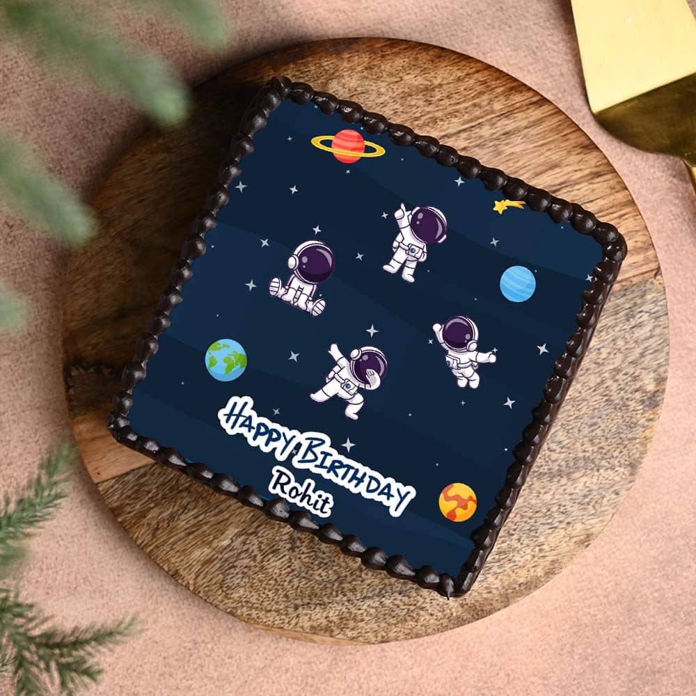Space Explorer Birthday Cake Space Explorer Birthday Cake