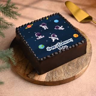 Space Explorer Birthday Cake
