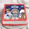 Space Explorer Birthday Cake