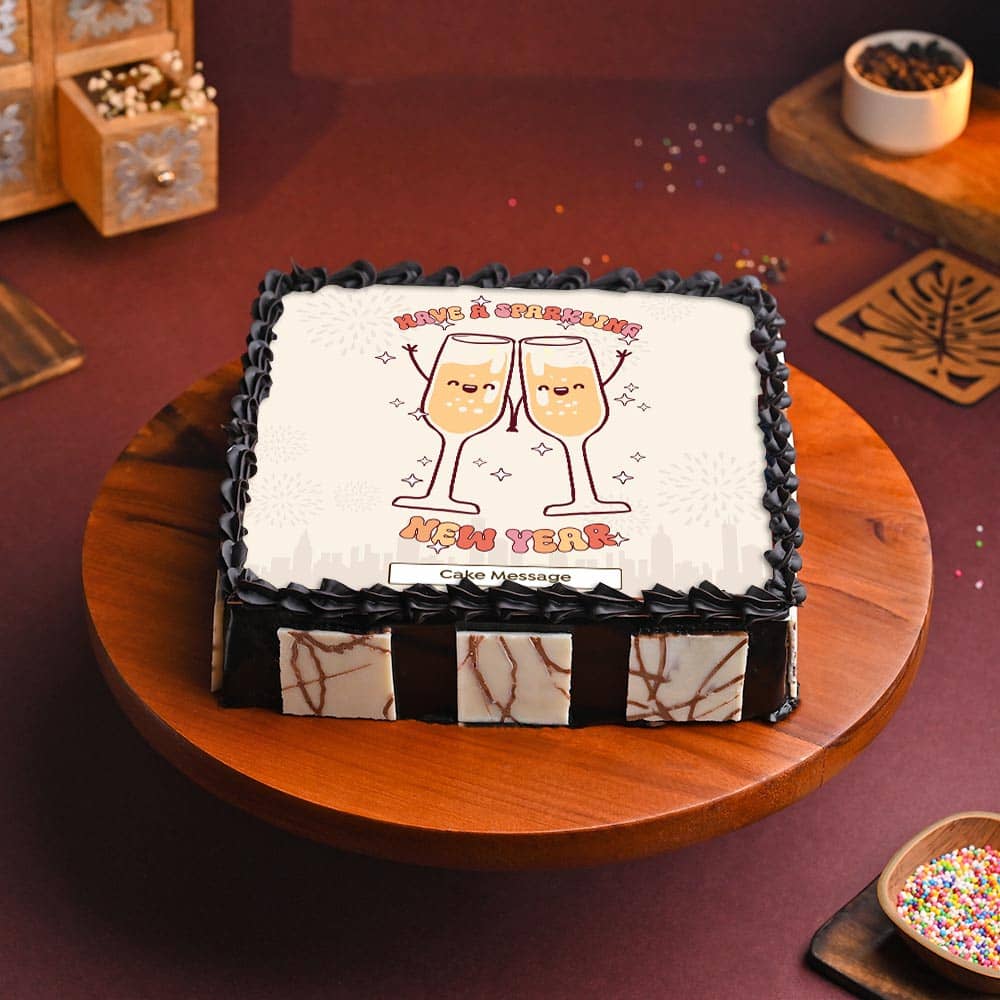 Sparkling New Year Cake Sparkling New Year Cake