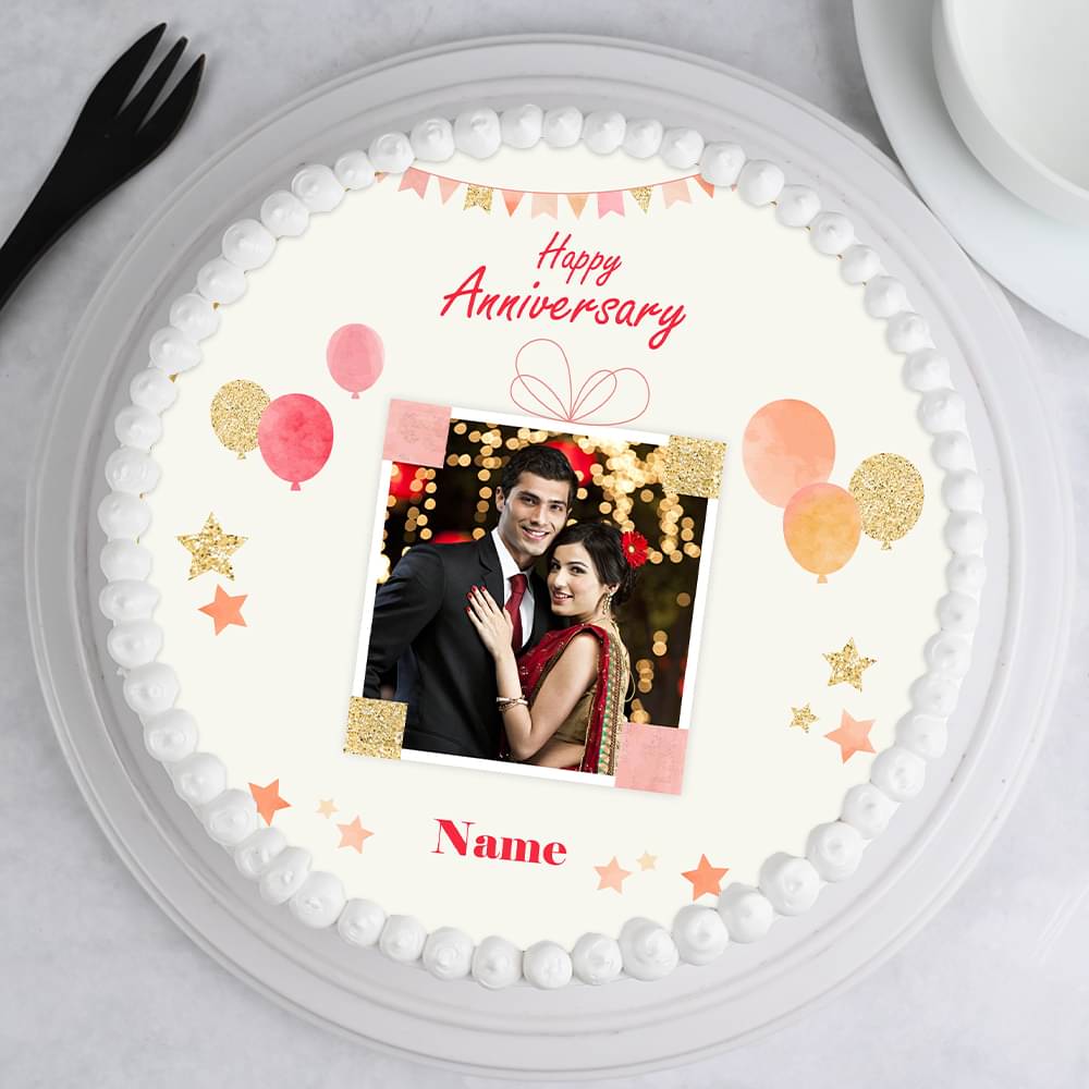 Special Anniversary Picture Cake