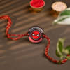 Spiderman Theme Six Cupcake N Rakhi Set