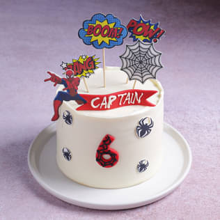 Spidey Senses Theme Cake