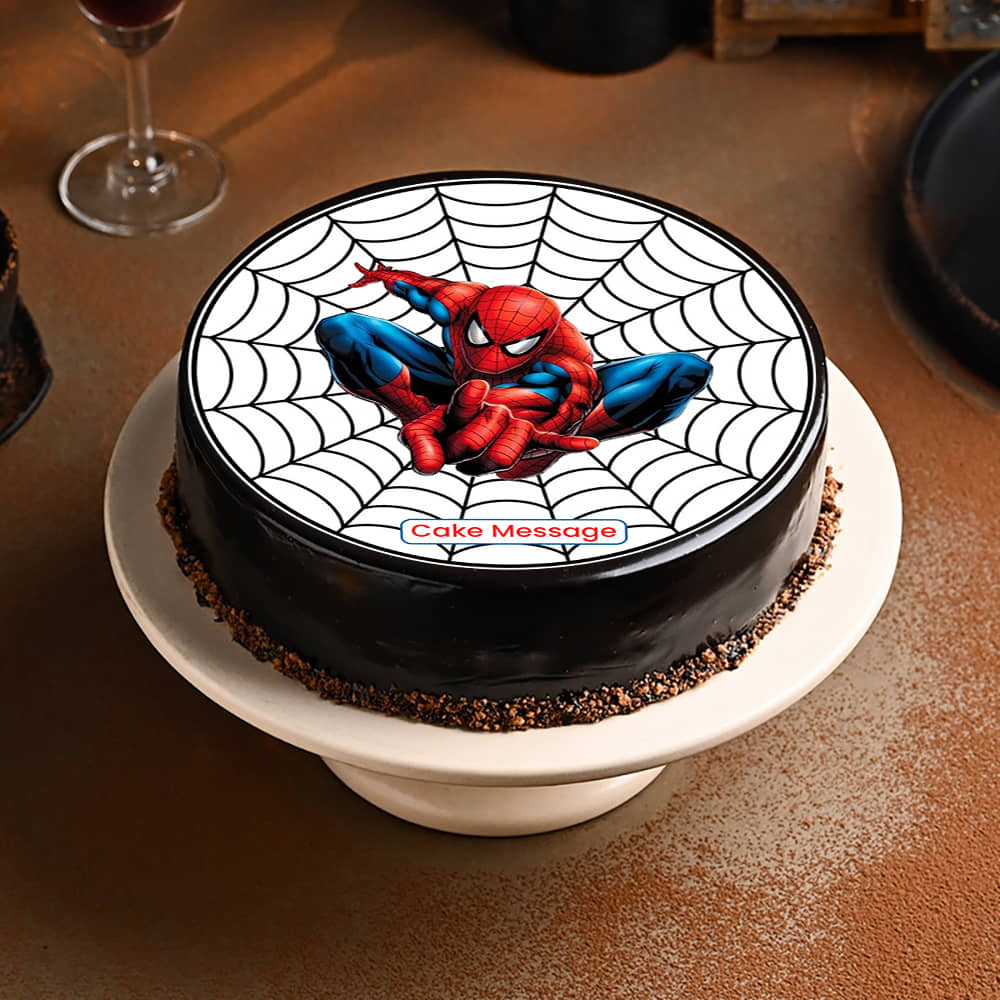 Spidey Web Cake