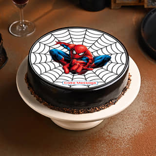 Spidey Web Cake