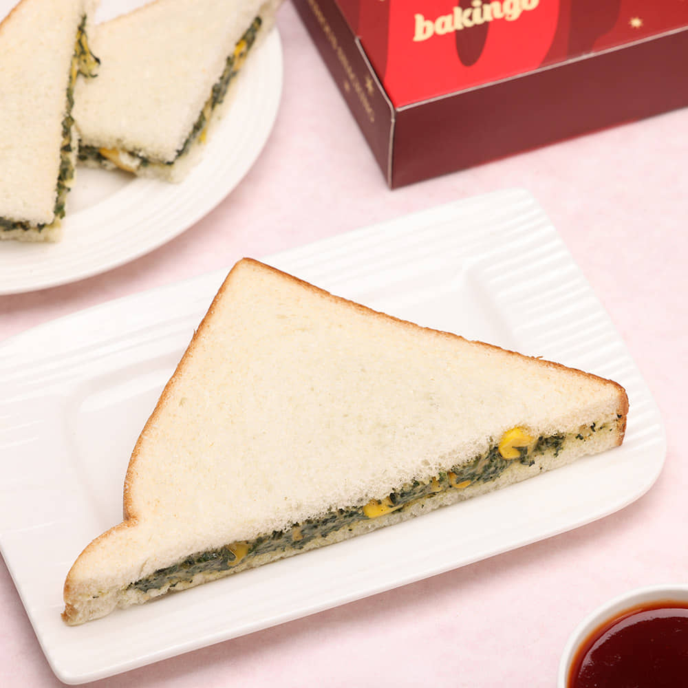 Spinach Corn Sandwich