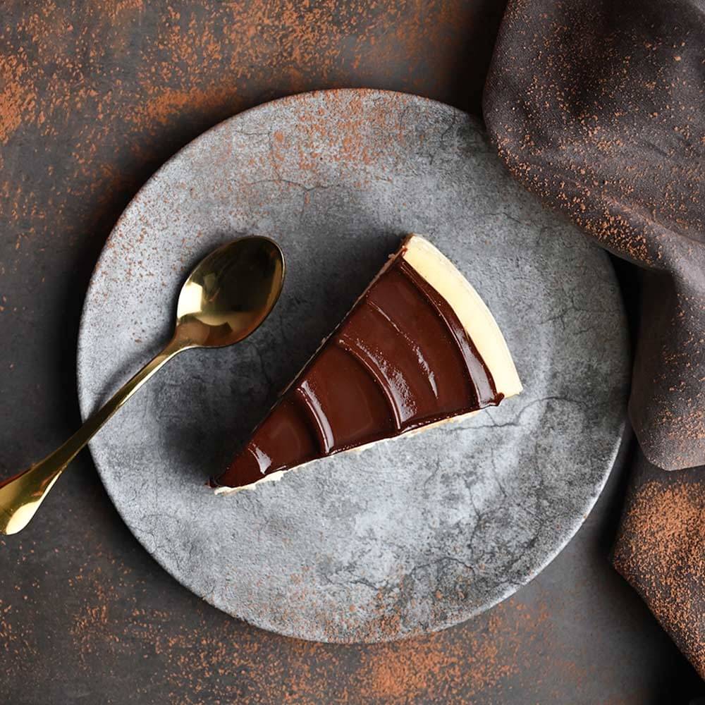 Nutella Cheesecake Slice