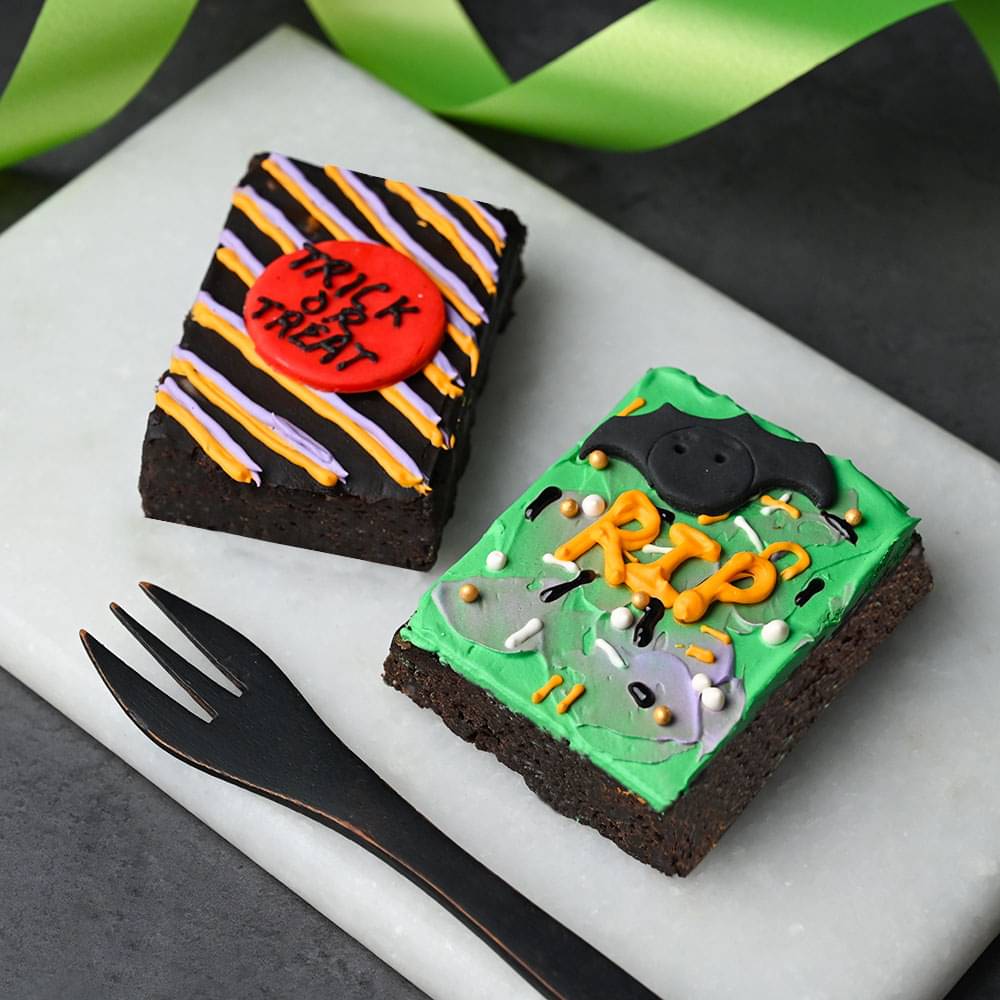 Spooky Boo Brownies