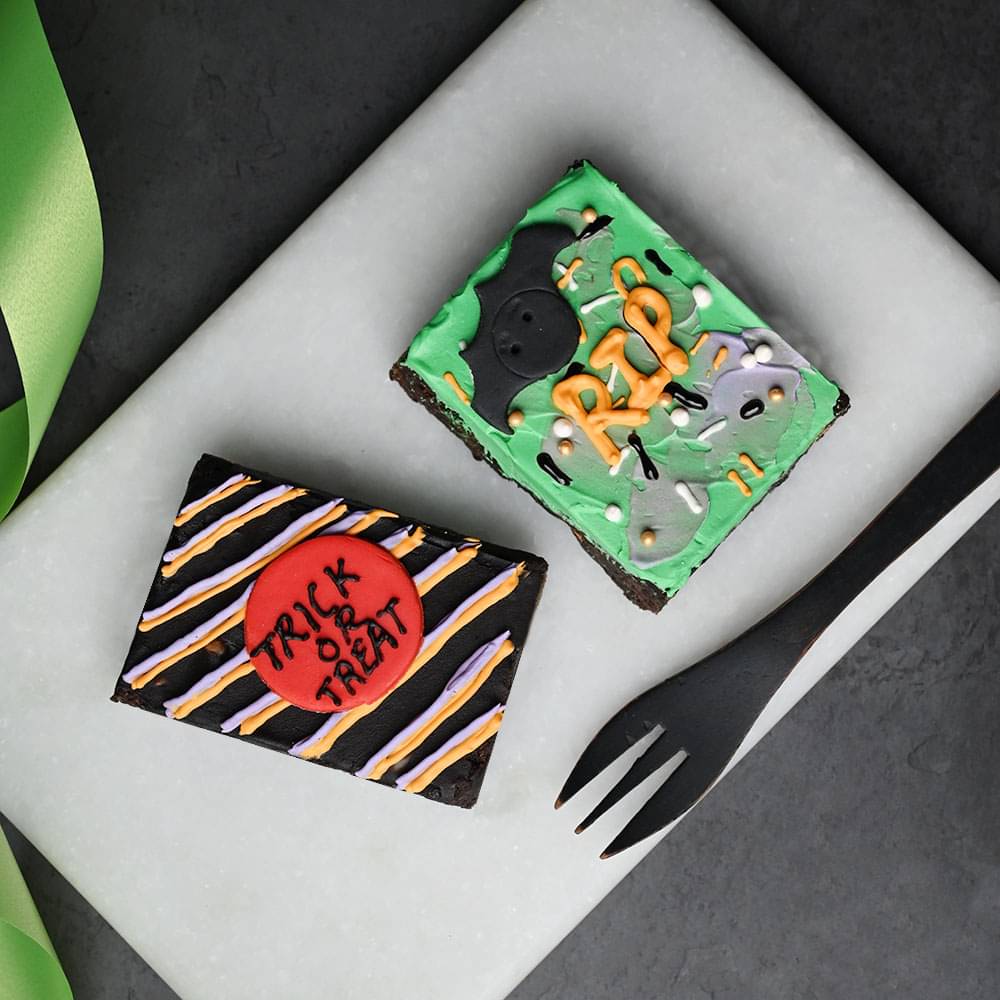 Spooky Boo Brownies