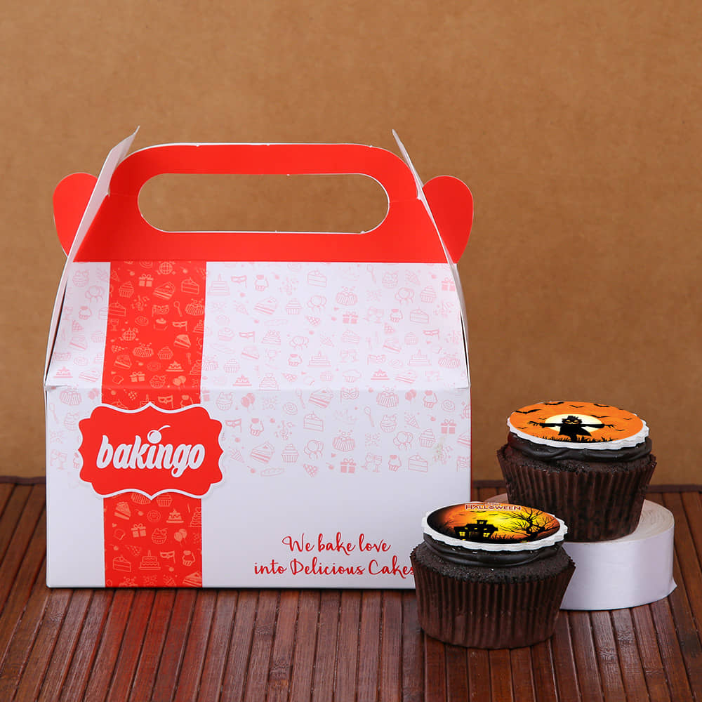 Two Spooky Halloween Cupcakes