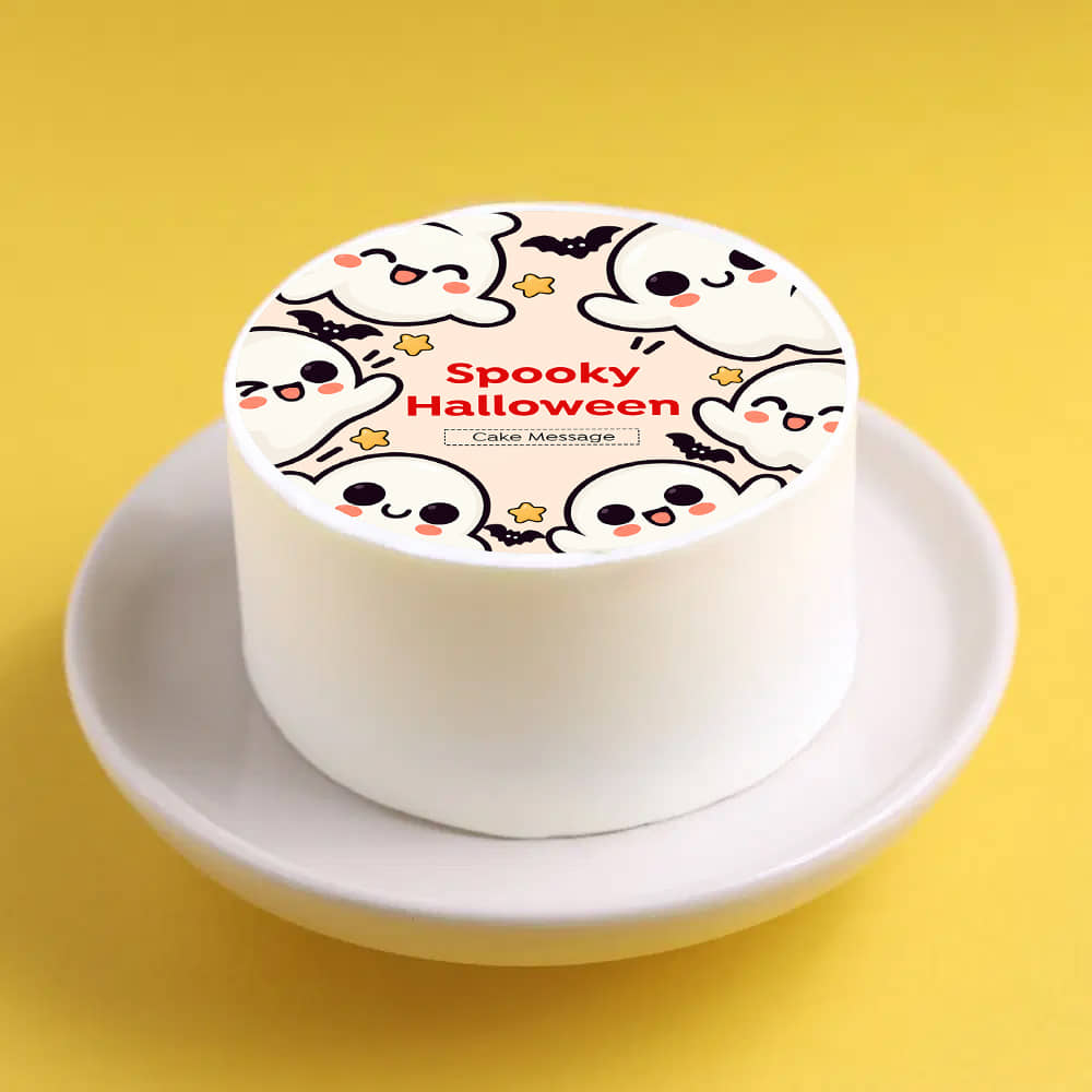 Spooky Ghosts Halloween Bento Cake Spooky Ghosts Halloween Bento Cake