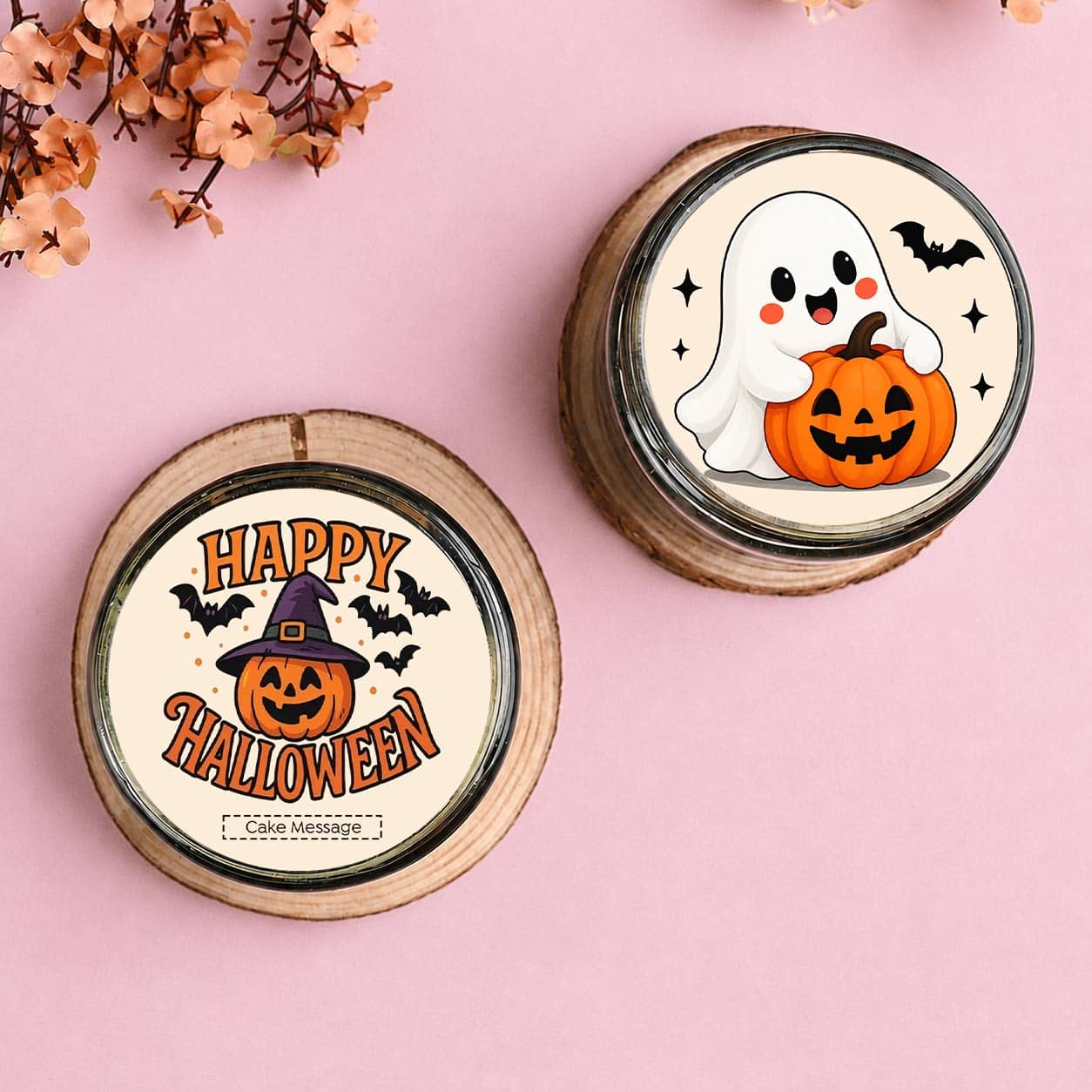 Spooky Halloween Chocolate Jar Cake Duo