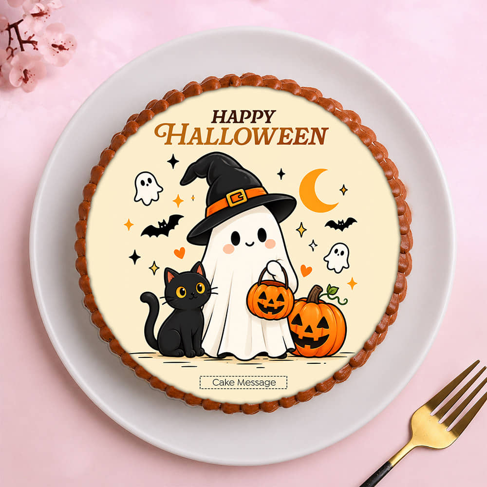 Spooky Pals Halloween Cake