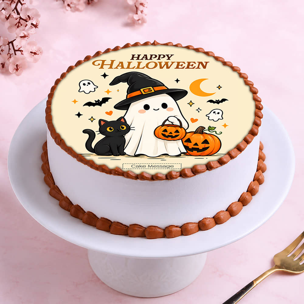 Spooky Pals Halloween Cake