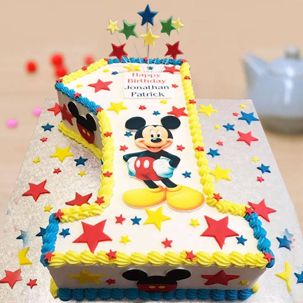 1st Birthday Cake 2-Tier - Happie Returns-suu.vn